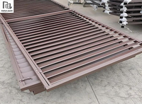 Volets de fenêtre modernes en aluminium Volets de fenêtre personnalisés Volets d'ouragan extérieurs pour fenêtre