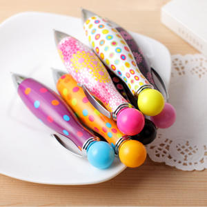 Bolígrafo de Plástico Grueso con Diseño de Bola de Boliche, Punta de 0.7mm, Tipo de Presión, Venta al por Mayor, Regalo para Escuela Primaria - Product Image 4