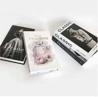 Livres décoratifs modernes de style vintage de luxe pour la décoration de table basse