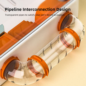 /<span class=keywords><strong>Cage</strong></span> à cochon en acrylique pour lapin cochon d'inde Hamster <span class=keywords><strong>cage</strong></span> à hamster à roue de course intérieure et extérieure - Product Image 5