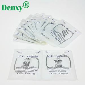 Denxy ortodontico dentale Niti molle elicoidali aperte fili Niti 180mm apertura e chiusura molle elicoidali elastiche distalizzate - Product Image 6