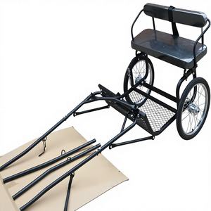 Chariot équestre à cheval professionnel en acier de style américain Sulky - Product Image 1