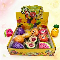 Squishies à remontée lente en forme de fruits (Fraise, Banane, Pastèque, Ananas, Avocat) – Jouets Kawaii anti-stress pour enfants et adultes