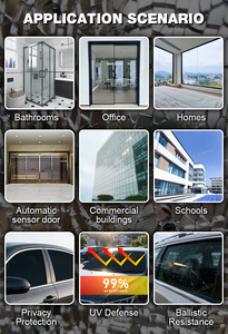 Película de Seguridad para Ventanas Antiexplosión de Alta Resistencia de 16 mil, Protección de Vidrio a Prueba de Impactos con 99% de Protección UV y 20% de VLT Máxima - Product Image 3