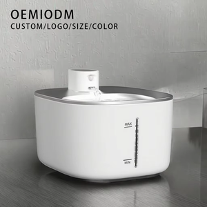 YHpet 4000mAh fontaine de boisson pour animaux de compagnie écologique distributeur d'eau automatique pour chien chat avec bols de capteur Source d'alimentation de Charge - Product Image 1