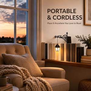 Mini Lámpara LED Vintage de Estilo Moderno con Pantalla de Hierro Rectangular para Estantería, Decoración del Hogar, Luz Nocturna para Libros - Product Image 4