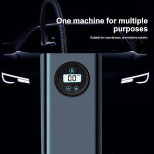 Compresseur d'air électrique portable 120W 12V pour voitures, motos, vélos et pneus de <span class=keywords><strong>vélo</strong></span> avec manomètre numérique - Product Image 6