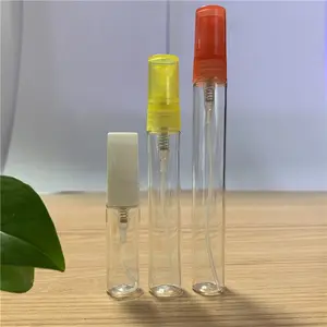 kleine spray fles 5ml Suppliers-3Ml 5Ml 7Ml 10Ml Clear Kleine Parfum Monster Verstuiver Mini Spray Flessen Voor Etherische Olie