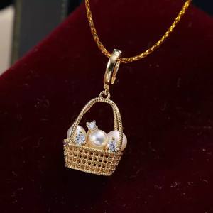 31338 Accesorios para Perlas DIY, Colgante de Plata S925, Cuentas de 4-5mm, Soporte Vacío para Colgantes de Múltiples Cuentas, Hebillas, Fornituras de Joyería, Espaciadores - Product Image 2