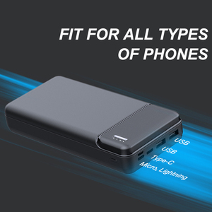 Dual USB Output Power Bank 30000mAh Type-<b>C</b> Input Powerbank With Four Power Indicator Portable <b>Charge</b> - Product Image 4
