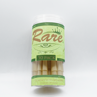 Custom Logo King Size White Brown Rolled Cones Natural Food Grade Rolling Paper Cones 84 98 109 mm for Jar Box Set Pack