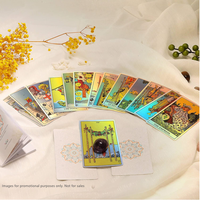 Cartes Oracle et de Tarot imprimées et personnalisées, 50 pièces, avec livre