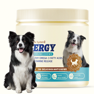 Suplemento Masticable Probiótico y Prebiótico para Mascotas <span class=keywords><strong>de</strong></span> Marca Privada OEM, para la Salud Intestinal, la Piel y el Pelaje, Alergias e Inmunidad en Perros - Product Image 1