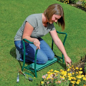 Tabouret de jardin pliable, siège profond, chaise mollet, avec poignées, pour le jardinage - Product Image 6