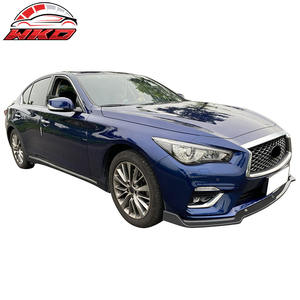 Para Infiniti Q50 2018-2024 Base, Alerón Delantero de 3 Piezas con Estampado de Fibra de Carbono, Kit de Carrocería de Alta Calidad - Product Image 2