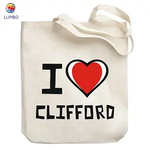 I Love California City Naam Gedrukt Souvenir Canvas Tas