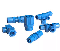 Festo-Conector rápido de codo, accesorios hidráulicos y de automatización industrial, 1/4-3/8-1/2-1/4/6/9-KU, 1/4/