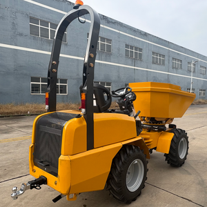 Mini-dumper autochargeur de chantier de 1,5 tonne, 4x4, diesel, hydraulique, avec benne rotative à 180 degrés - Product Image 6