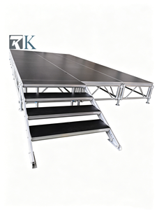 Lightweight Aluminium Alloy Portable Stage Platform Truss Stage with Custom Dimensions for Indoor Outdoor Events - Product Image 2