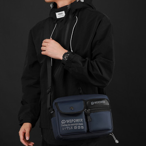 Sacs messagers multifonctionnels en toile imperméable pour hommes, pour le sport et les activités de plein air, avec plusieurs compartiments - Product Image 5