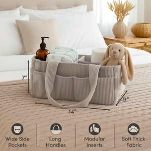 Stylish Nursery Storage Basket Registry Search Must Haves <b>Diaper</b> <b>Caddy</b> Organizer - Product Image 4