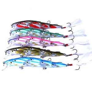 ชุดเหยื่อตกปลา 76 ชิ้น น้ำหนัก 208 กรัม ชุดเหยื่อปลอมแบบ Swimbait พร้อมหัวจิ๊ก เหยื่อยาง สำหรับตกปลาในน้ำจืดและน้ำเค็ม - Product Image 2