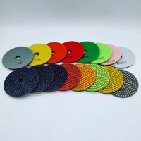 Tampons de polissage diamant hybride en résine, outils de finition pour béton terrazzo, tampons de polissage pour meuleuse d'angle en granit et quartz