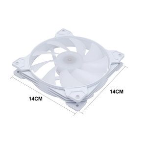 Chasis de PC de refrigeración RGB Ventiladores de escritorio Refrigeración Rgb 140mm DC 12V Disipador de calor Ventiladores enfriadores para PC - Product Image 3