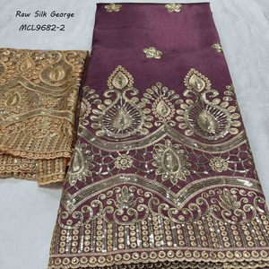 Indian <strong>Georges</strong> <strong>George</strong> Blouse India Embroidery Fabrics <strong>Wrappers</strong> - Product Image 6