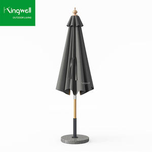 Parasol en aluminium de haute qualité avec logo personnalisé, imperméable, pour jardin, parc, hôtels, restaurants, vente en gros de parasols de terrasse - Product Image 3