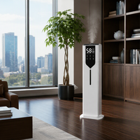 Humidificateur à ultrasons intelligent à humidité constante 10L sur pied, diffuseur d'arômes à brume froide avec minuterie pour bureau et maison