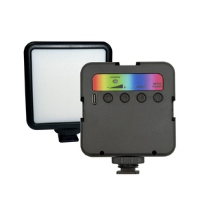 Mini Lampe Vidéo LED Professionnelle de Poche, Couleurs RVB, CCT Réglable, Étanche, Antichoc, 800 LUX d'Éclairement, Longue Durée de Vie de la Batterie pour - Product Image 2