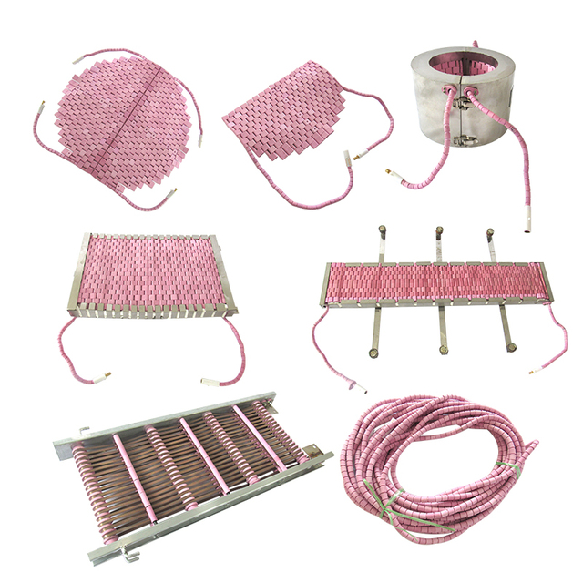 60v 2.7kw Industrial FCP Alumina Flexible Ceramic Pad Heater element for Heat Treatment