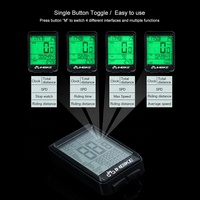 Speedometer Odometer Sepeda Nirkabel Tahan Air Multi-Fungsi Pelacak Kecepatan Akurat