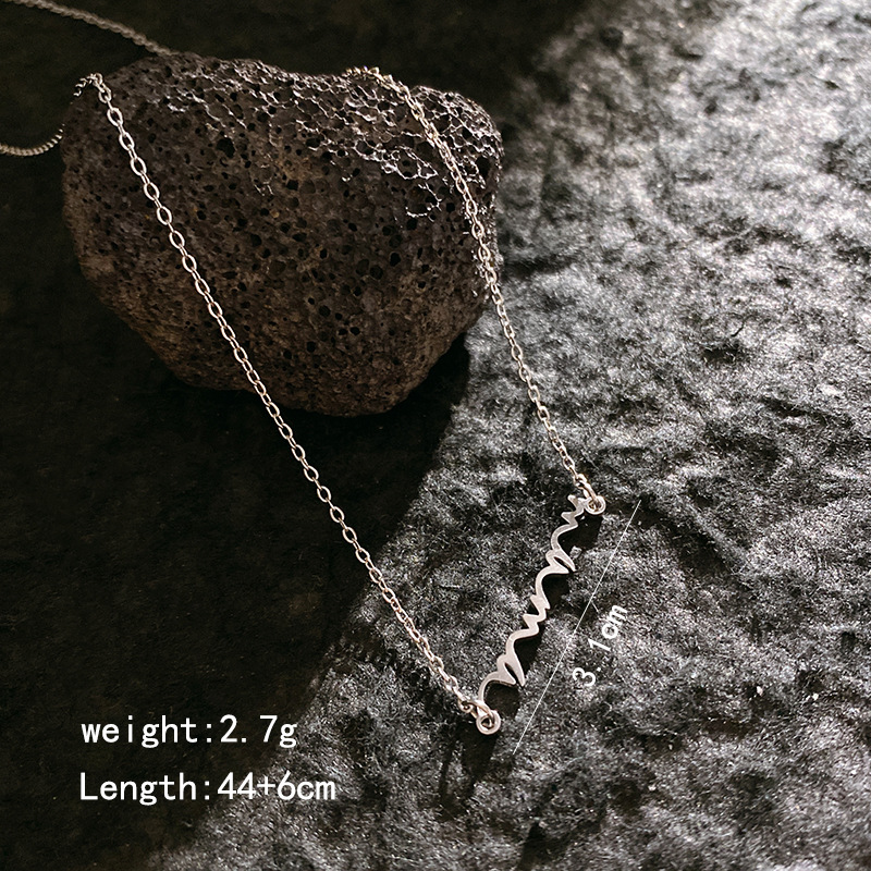 Silver-mama necklace