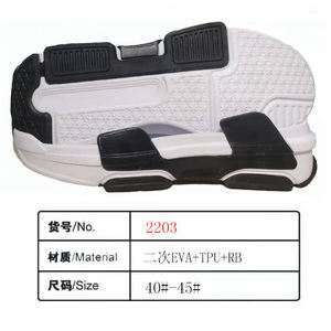 Suelas de Zapatos Casuales para Hombre de Alta Calidad en EVA+Goma+TPU, Personalizables, Ligeras, Cómodas y Antideslizantes - Product Image 2