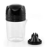 ORB Multifunctionele handmatige groentespiralizer, voedselversnipperaar, citruspers, roestvrijstalen messen, transparante container