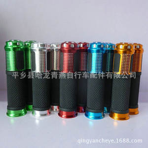 Puños de manillar de bicicleta de montaña de aleación de aluminio de 22.2 mm antideslizantes con decoración para bicicletas de montaña - Product Image 3