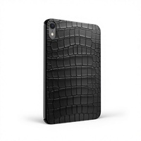 Coque de protection rigide en plastique cuir PU crocodile personnalisée pour iPad A16 11e génération 11 "2025 10e génération 10.9" 2022