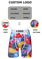 Nouveauté 2026 – Caleçons Boxers Personnalisés avec Logo Imprimé sur Toute la Surface pour Hommes – Créez Votre Propre Style de Sous-vêtements Masculins