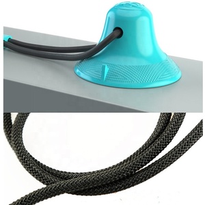 Nouveau disque de succion fuite d'aliments pour animaux de compagnie interactif ventouse boules mâcher <span class=keywords><strong>chien</strong></span> corde jouet - Product Image 5