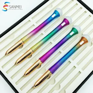 New arrival promotional spring shape colorful pen led