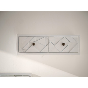 Trắng nổi Kệ treo tường, Scandinavia tường lưu trữ Kệ với ngăn kéo cho trang trí nội thất, siêu mạnh mẽ - Product Image 5