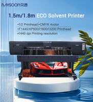 Impresora de Inyección de Tinta de Alta Velocidad Baysoon, Nueva Máquina de Impresión Eco Solvente Todo en Uno, Automática, de Formato Ancho para Publicidad