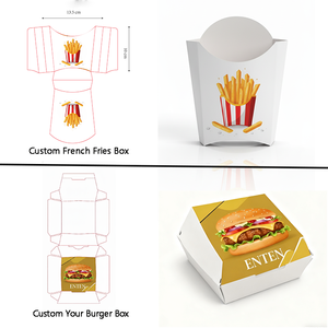Caja de Embalaje Personalizada <span class=keywords><strong>para</strong></span> Pollo Frito, Caja de Papel <span class=keywords><strong>para</strong></span> <span class=keywords><strong>Comida</strong></span> Rápida <span class=keywords><strong>para</strong></span> <span class=keywords><strong>Llevar</strong></span>, Contenedor <span class=keywords><strong>para</strong></span> Papas Fritas, Refrigerios y Comidas, Caja <span class=keywords><strong>para</strong></span> Hamburguesas - Product Image 6