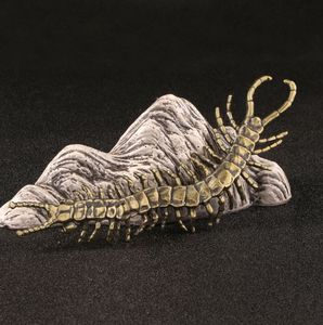 Millepiedi gigante millepiedi statua millepiedi mille zampe re ottone ornamentale opera d'arte decorativa da collezione - Product Image 3