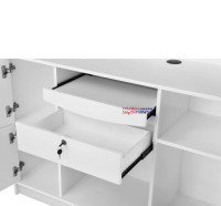 Table de réception classique pour barbershop, comptoir de réception, meubles de salon commercial, vente en gros,
