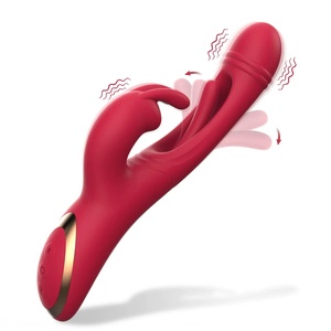 Silikon wasserdicht USB Powered Sexy Hohl zunge Kaninchen <span class=keywords><strong>Vibrator</strong></span> Erwachsene Produkte Orgasmus Masturbation Massage Stick Adult Toy - Product Image 1