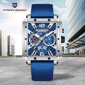 Montre automatique à quartz pour homme PAGANI DESIGN 1725, chronographe TMI VK64, étanche, verre saphir, montre de luxe, Reloj Hombre - Product Image 5