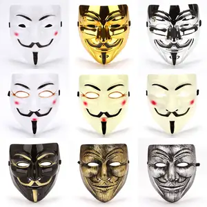 Fabrik Großhandel Günstige V für Vendetta Maske Anonym Guy Fawkes Halloween Hacker Masken